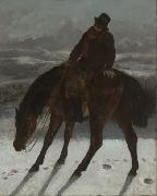 Hunter on Horseback Gustave Courbet